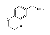 4-(2-溴乙氧基)苄胺结构式