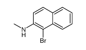 (1-溴-2-萘)甲胺结构式