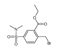 ethyl 2-(bromomethyl)-5-(dimethylsulfamoyl)benzoate结构式