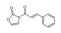 3-(3-phenylprop-2-enoyl)-1,3-oxazol-2-one结构式