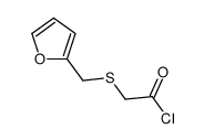 2-(furan-2-ylmethylsulfanyl)acetyl chloride Structure