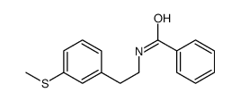 N-[2-(3-methylsulfanylphenyl)ethyl]benzamide Structure