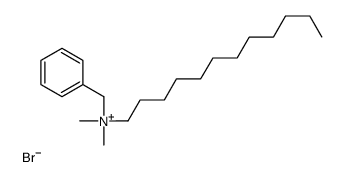 N-Benzyl-N,N-dimethyl-1-dodecanaminium bromide Structure
