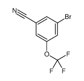 3-溴-5-(三氟甲氧基)苯甲腈结构式