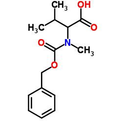 N-[(Benzyloxy)carbonyl]-N-methylvaline structure