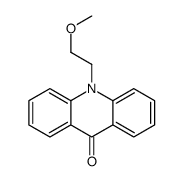 10-(2-methoxyethyl)acridin-9-one Structure