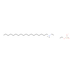 ethyldimethyl(octadecyl)ammonium ethyl phosphonate Structure