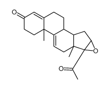 16α,17-环氧孕烯酸-4,9(11)-二烯-3,20-二酮结构式