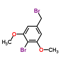2-溴-5-(溴甲基)-1,3-二甲氧基苯结构式