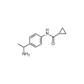 N-(4-(1-氨基乙基)苯基)环丙烷甲酰胺结构式