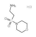 4-[(2-aminoethyl)sulfonyl]-morpholine hydrochloride结构式