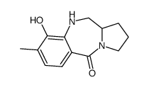 9-Hydroxy-8-methyl-1,2,3,10,11,11a-hexahydro-benzo[e]pyrrolo[1,2-a][1,4]diazepin-5-one Structure