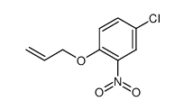 1-(allyloxy)-4-chloro-2-nitrobenzene结构式