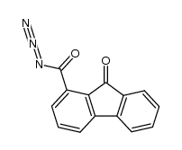9-oxo-fluorene-1-carbonyl azide结构式