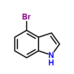 5-溴吲哚结构式