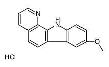 8-methoxy-11H-pyrido[2,3-a]carbazole,hydrochloride Structure