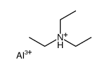 aluminum,N,N-diethylethanamine,hydron结构式