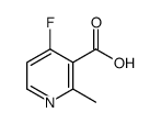 4-Fluoro-2-Methyl-nicotinic acid Structure