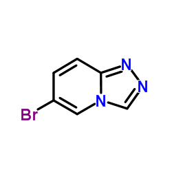 6-溴-[1,2,4]三唑并[4,3-A]砒啶结构式