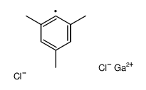 dichloro-(2,4,6-trimethylphenyl)gallane structure