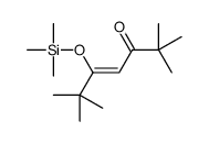 2,2,6,6-tetramethyl-5-trimethylsilyloxyhept-4-en-3-one Structure