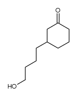 3-(4-hydroxybutyl) cyclohexanone Structure