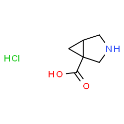 3-azabicyclo[3.1.0]hexane-1-carboxylic acid hydrochloride Structure