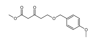 5-(4-methoxybenzyloxy)-3-oxopentanoic acid methyl ester结构式