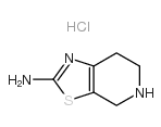 4,5,6,7-四氢-噻唑并[5,4-c]吡啶-2-胺盐酸盐结构式