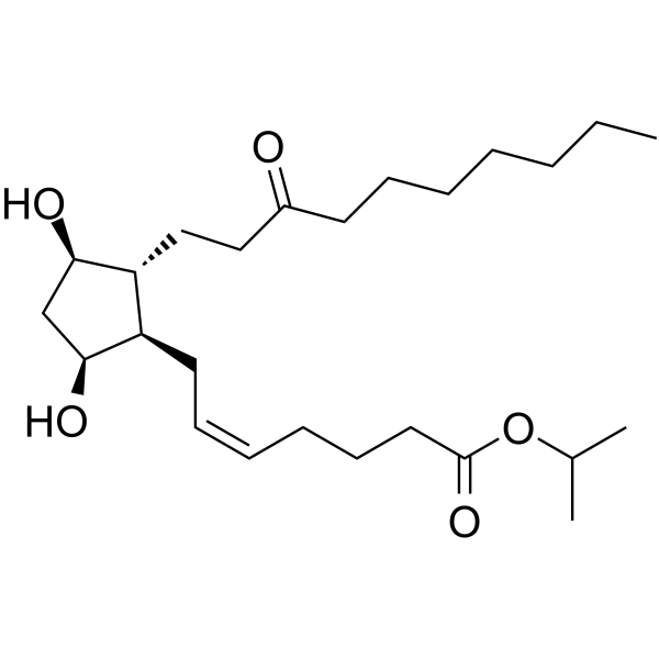Isopropyl unoprostone Structure