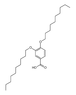 3,4-didecoxybenzoic acid Structure