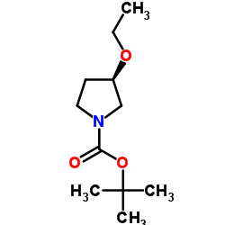 tert-butyl (3R)-3-ethoxypyrrolidine-1-carboxylate Structure