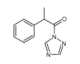 (R,S)-N-2-phenylpropionyl-1,2,4-triazole结构式