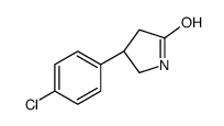 (4R)-4-(4-chlorophenyl)pyrrolidin-2-one Structure
