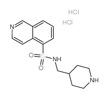 Isoquinoline-5-sulfonic acid (piperidin-4-ylmethyl)-amide dihydrochloride Structure