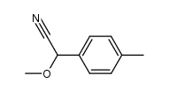 α-methoxy-4-methylphenylacetonitrile Structure