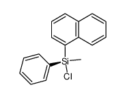 (R)-(+)-chloromethyl(1-naphthyl)phenylsilane结构式
