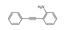 2-(2-苯基乙炔基)苯胺结构式