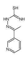 1-(1-(pyridin-3-yl)ethylidene)thiosemicarbazide结构式
