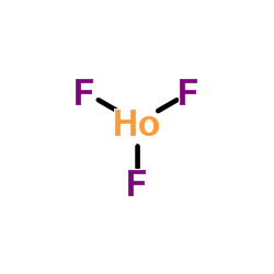 氟化钬(III)结构式