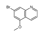 7-溴-5-甲氧基喹啉结构式