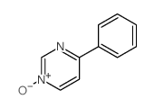 Pyrimidine, 4-phenyl-,1-oxide Structure