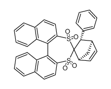 (1S,3S,4R)-3-phenylspiro[bicyclo[2.2.1]heptane-2,4'-dinaphtho[2,1-d:1',2'-f][1,3]dithiepin]-5-ene 3',3',5',5'-tetraoxide Structure