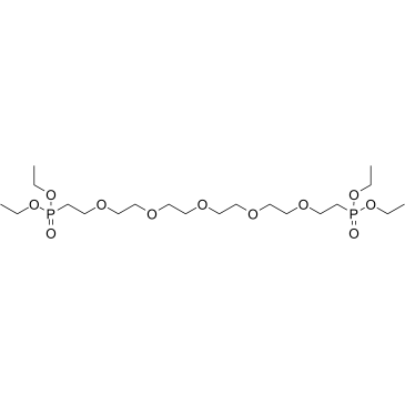 PEG5-bis-(Ethyl phosphonate)结构式