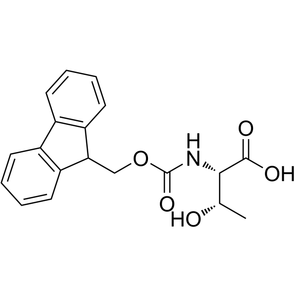 N-芴甲氧羰基-L-别苏氨酸结构式