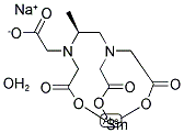 [(S)-1,2-二氨基丙烷-N,N,N',N'-四乙酰基]钐(Ⅲ)酸钠结构式