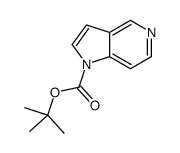 1-Boc-1H-吡咯并[3,2-c]吡啶结构式
