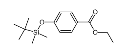 Ethyl 4-((tert-butyldimethylsilyl)oxy)benzoate Structure