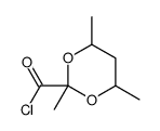 1,3-Dioxane-2-carbonylchloride,2,4,6-trimethyl-(9CI)结构式