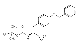 赤配位-N-BOC-苄基-L-酪氨酸环氧化物结构式